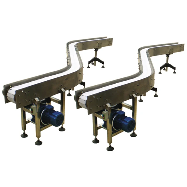 Stainless Steel Plastic Slat Economy Easy to Maintain Feeding Slat Conveyor with NSK SKF Bearing 2