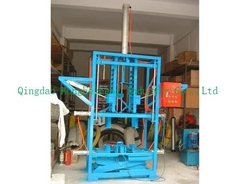 waste truck tire packing machine for Rubber Brick Making Plant
