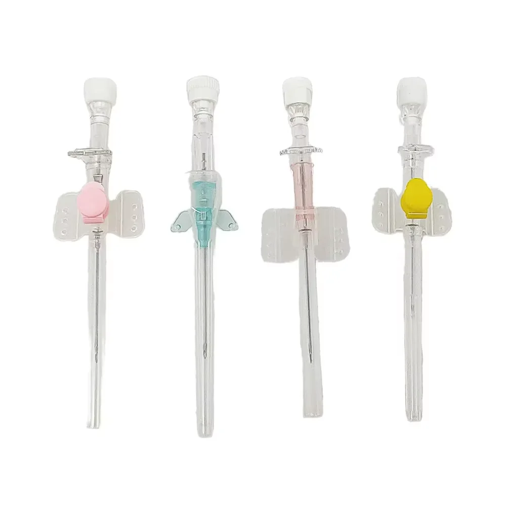 i.v. catheter with Injection Port with Wings EOS Disinfecting Type intravenous medical iv cannula