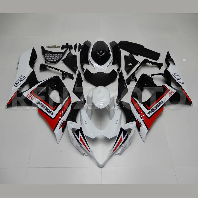 Fairings Gsxr 1000 Red White Black Bodywork Injection Panels Abs ...