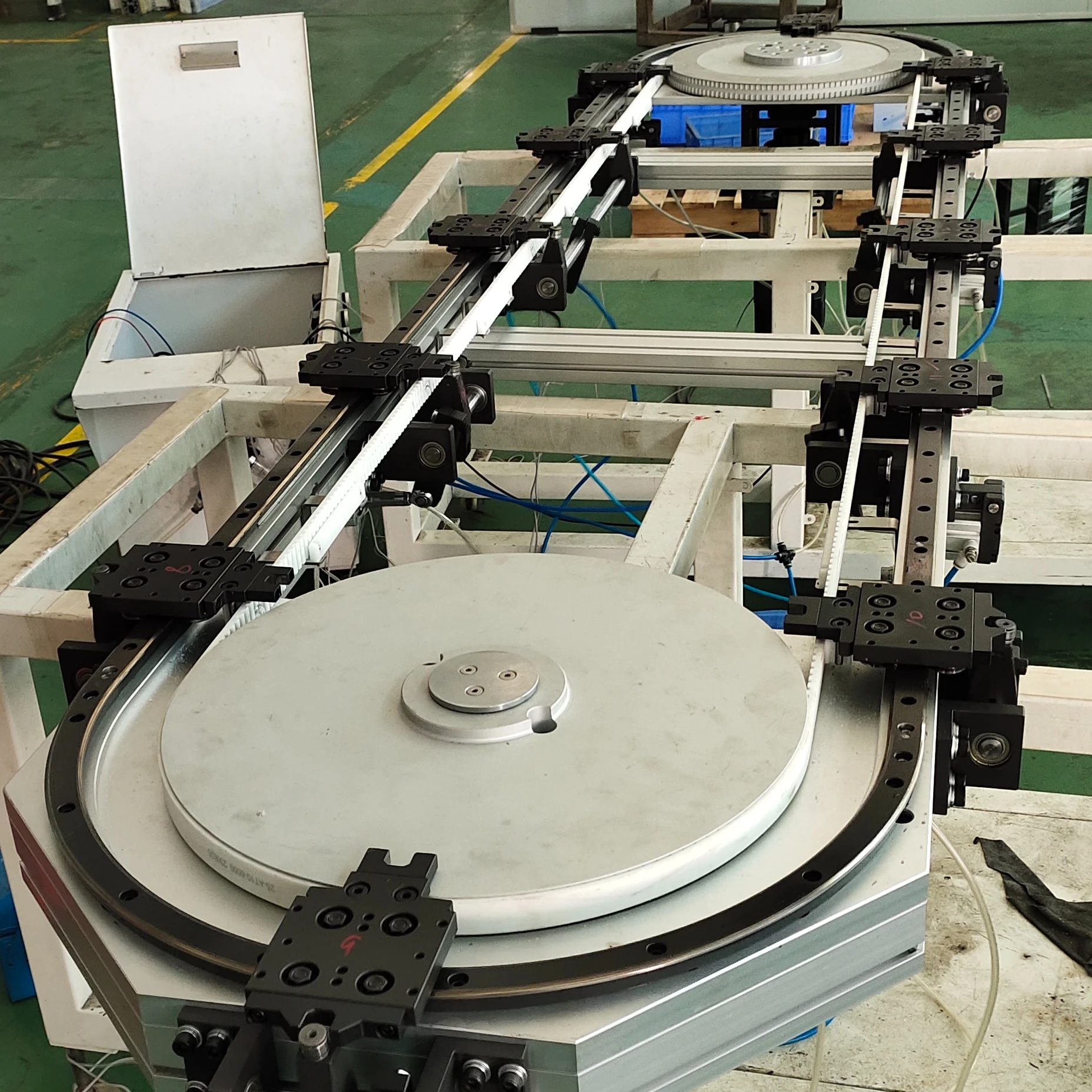 guide rail circulation conveyor system automatic assembly line belt ...