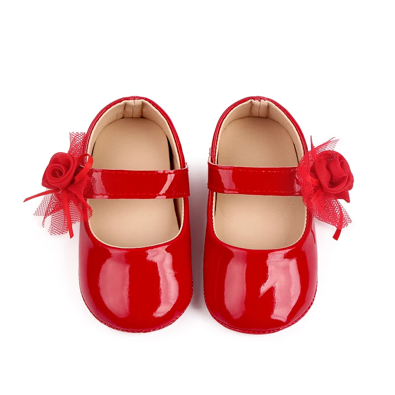 High Quality Soft PU Leather Baby Toddler Girl Shoes Prewalker Girl Shoes 2025 details