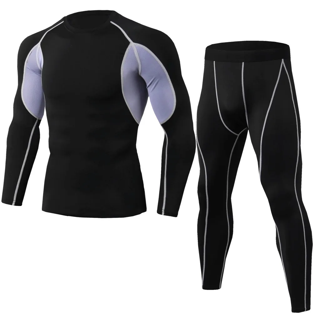 JAYEFO Compression Pants Men - Rashguard Mens Compression Leggings