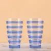 Blue tall glass