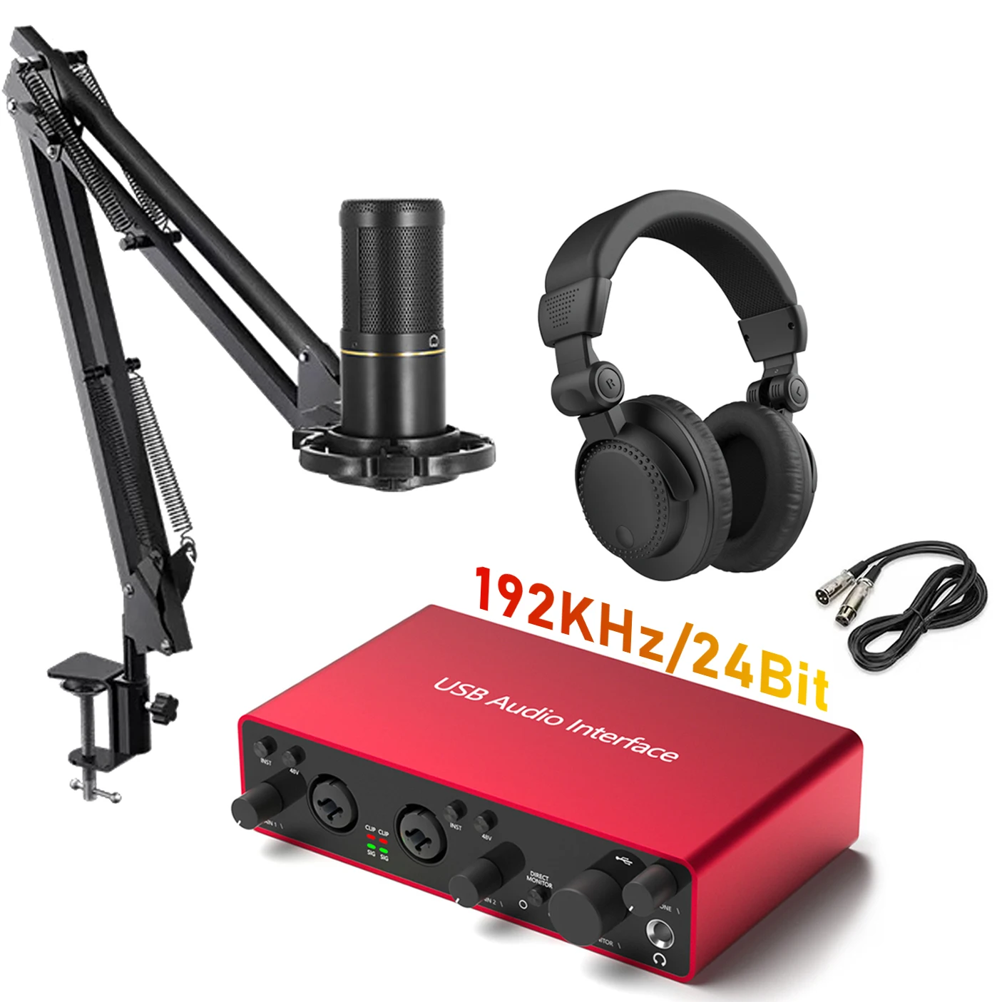 Full Set Creative Xlr Cheap Dj Mixer Podcast Custom External 4 Channel Mobile Bomge Audio Interface Android m Audio Sound Card