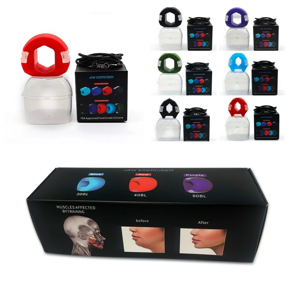 Factory Price Jawline Exercise Stress Ball Face Jaw Exerciser Trainer