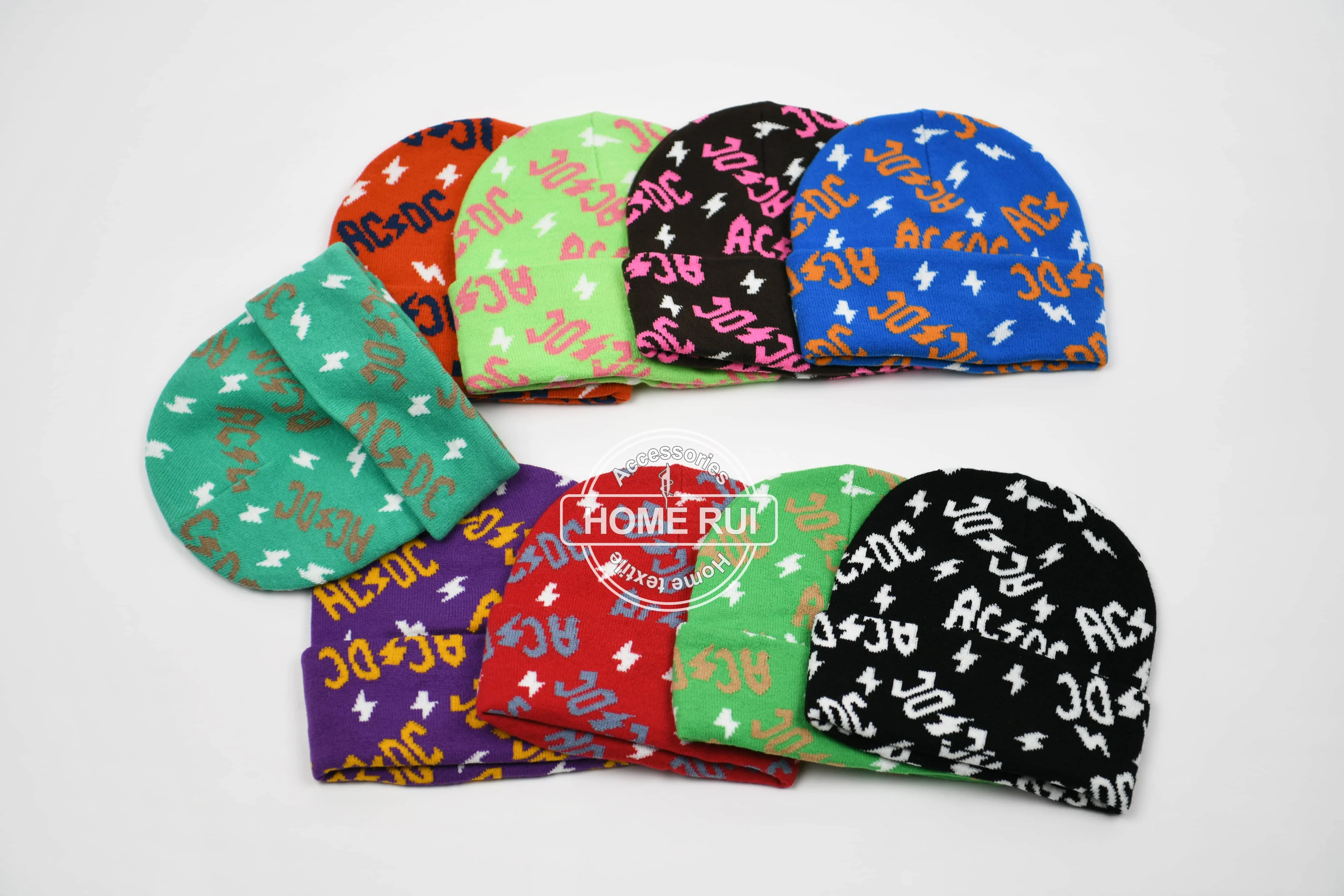 Streetwear Fisherman Unisex Designer Beanie Hats Custom Logo