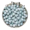 Cuentas de vidrio con diseño de porcelana - azul y blanco