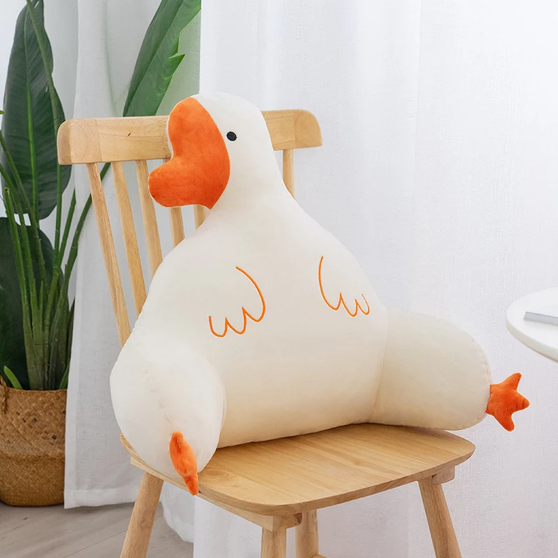 Customized Goose & Duck Multifunctional Plush Home Pillow & Office Chair Waist Cushion Self-Designed Series PP Cotton Filling
