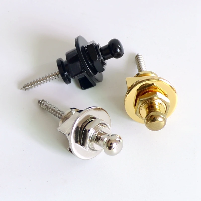 Chrome Safe Locking Guitar Strap Button For Wholesale From China Guitar