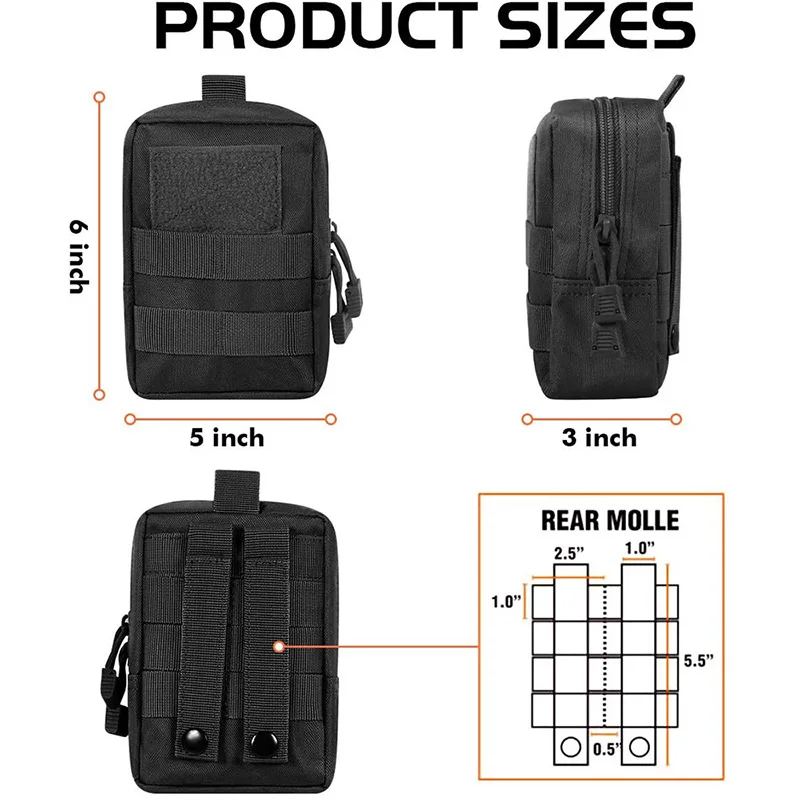 China Factory Customized Practical Assault Bodypack Tactical Utility Waist Bag Pack Tactical Tool Pouch Bag