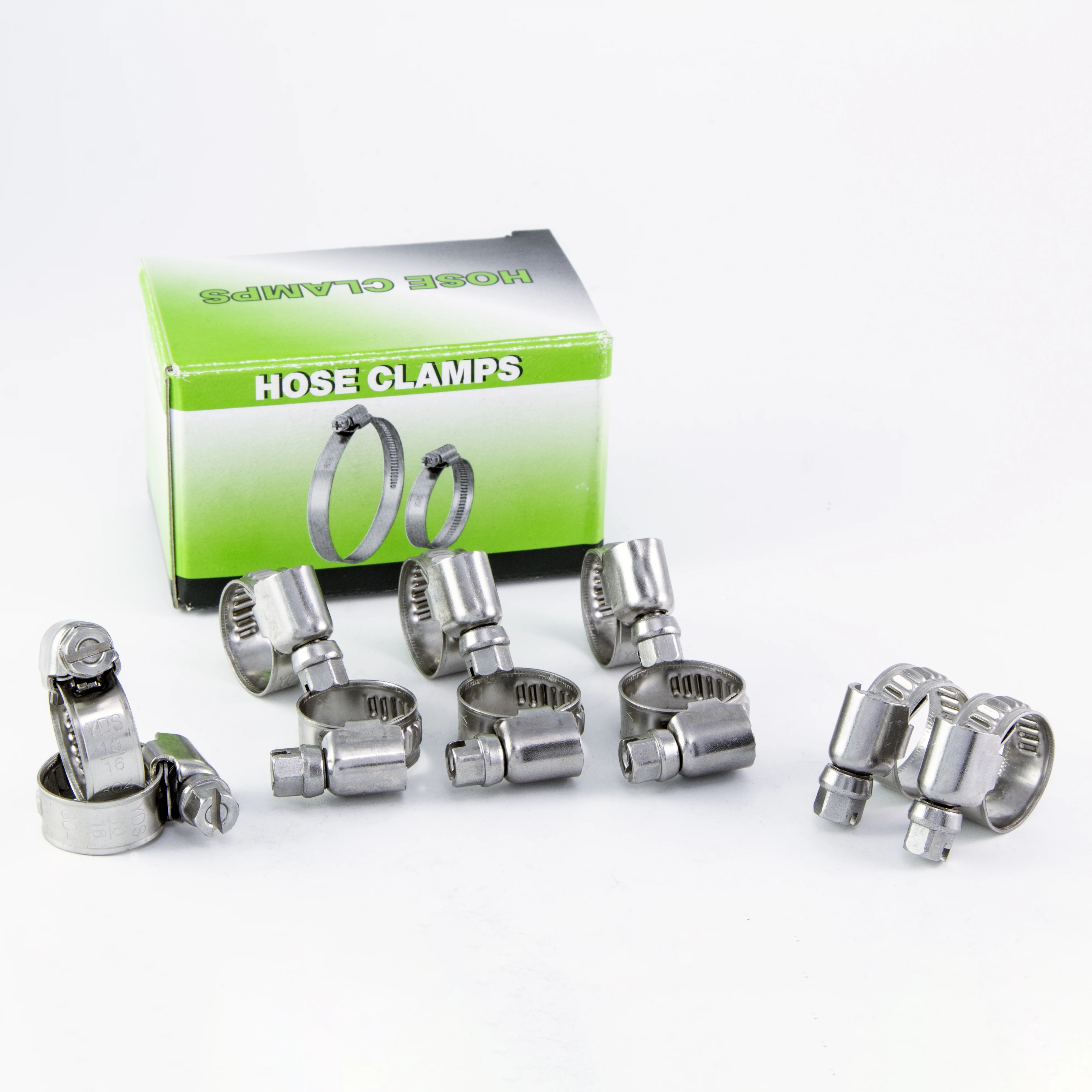 Customized High Quality 304 Stainless Steel Clamp 9mm Band Width Easy-to-Operate and Heat Resistant for Export