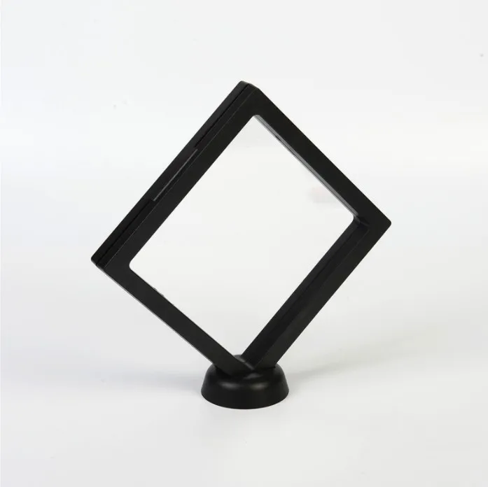 Black 3D Floating Display Case Challenge Coin Display Frame