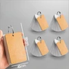 [Bag ring buckle] White card/500 sheets/7 * 4cm