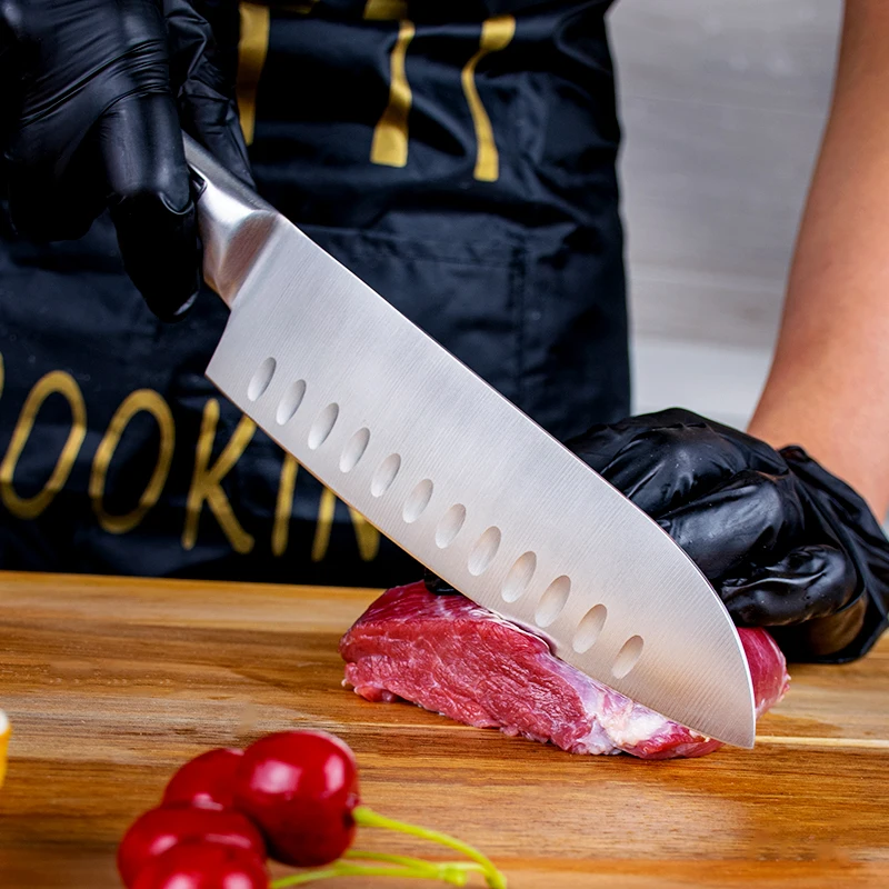 Wholesale 5 PCS Japanese Sharp Chef Knife S/S 410 Handle Stainless Steel Kitchen Knife Set
