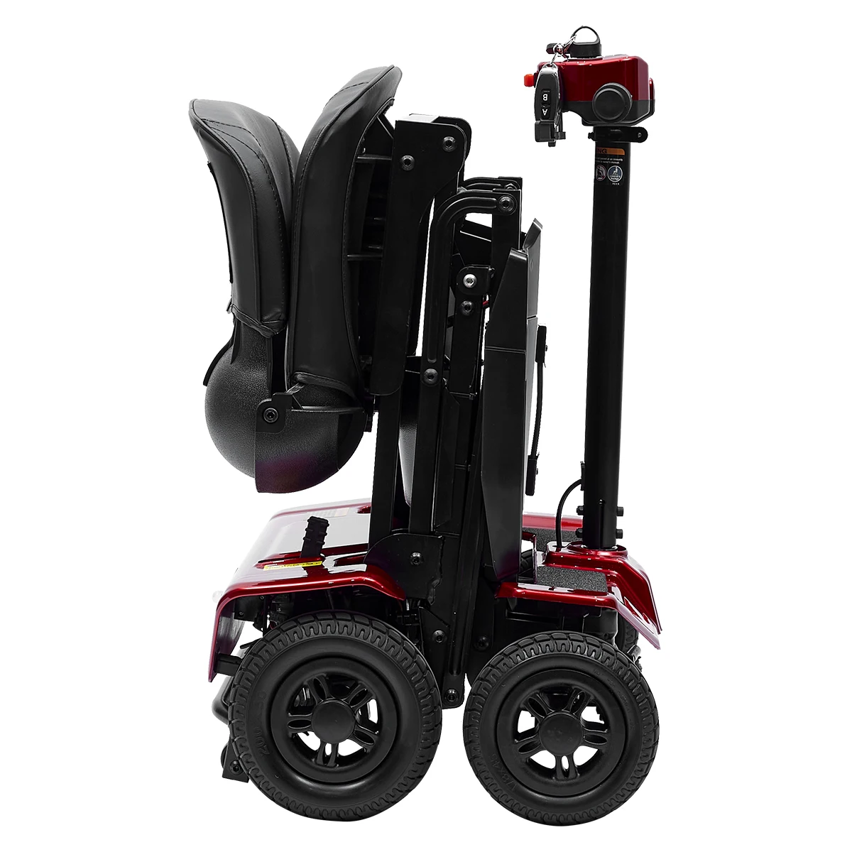 Compact Foldable Lightweight 4 Wheel Auto-folding   Foldable Lightweight Mobility Electric Scooter for Elderly Foldable
