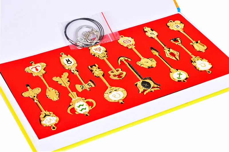Unisex Gifts Anime Fairy Tail Keychain Pendant Key ring Jewelry Cosplay  4Pcs/set