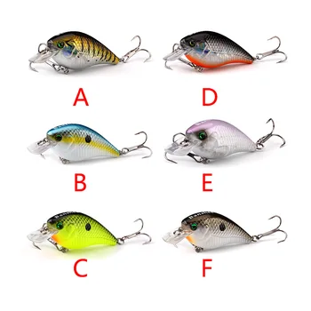 Outdoor Sports Fishing Tackle, Floating Crankbait Lure, Cross-border Minnow Hard Bait, 60mm/12g – Minnow – view 5