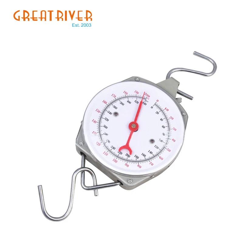 Great River Factory Directly Spring Balance Mechanical Hanging Spring Scale 50 100 150 200KG