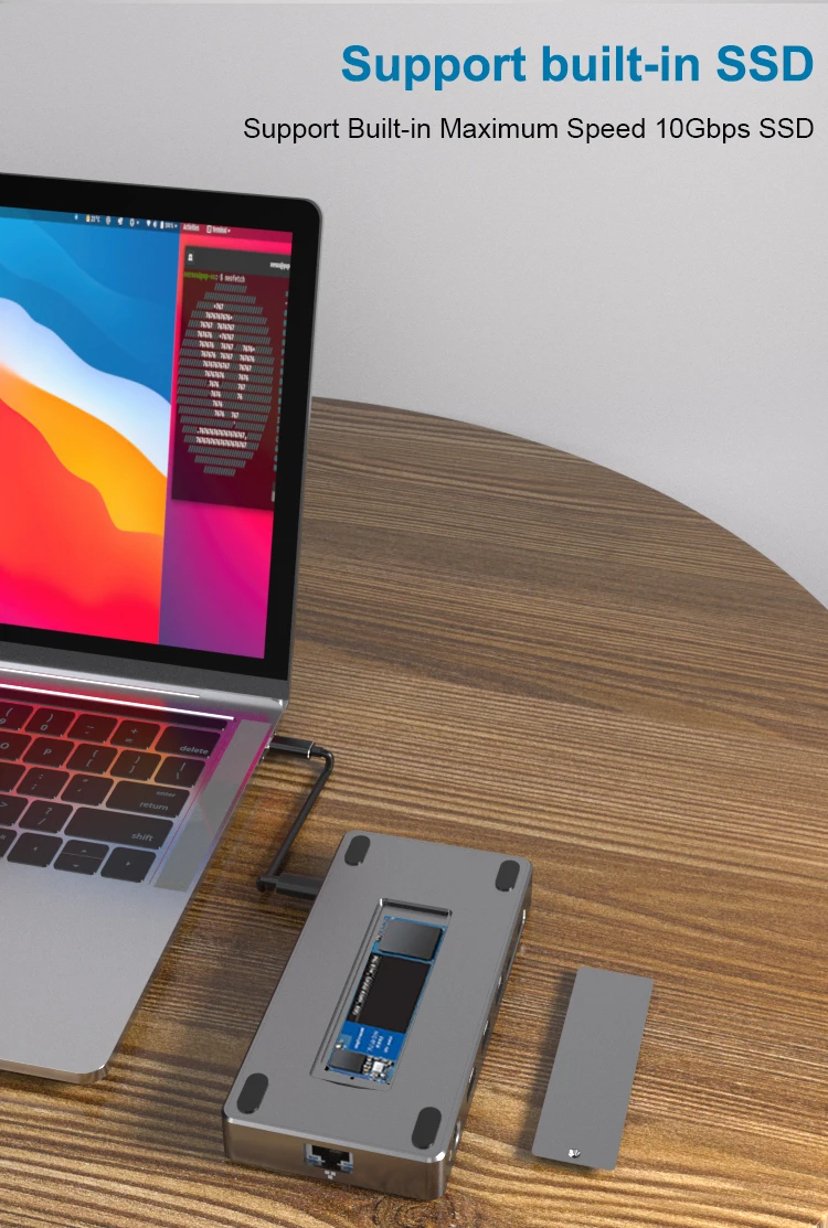 Thunderbolt 4 Docking Station 14 In 1 Thunderbolt Adapter With Dual Dp1