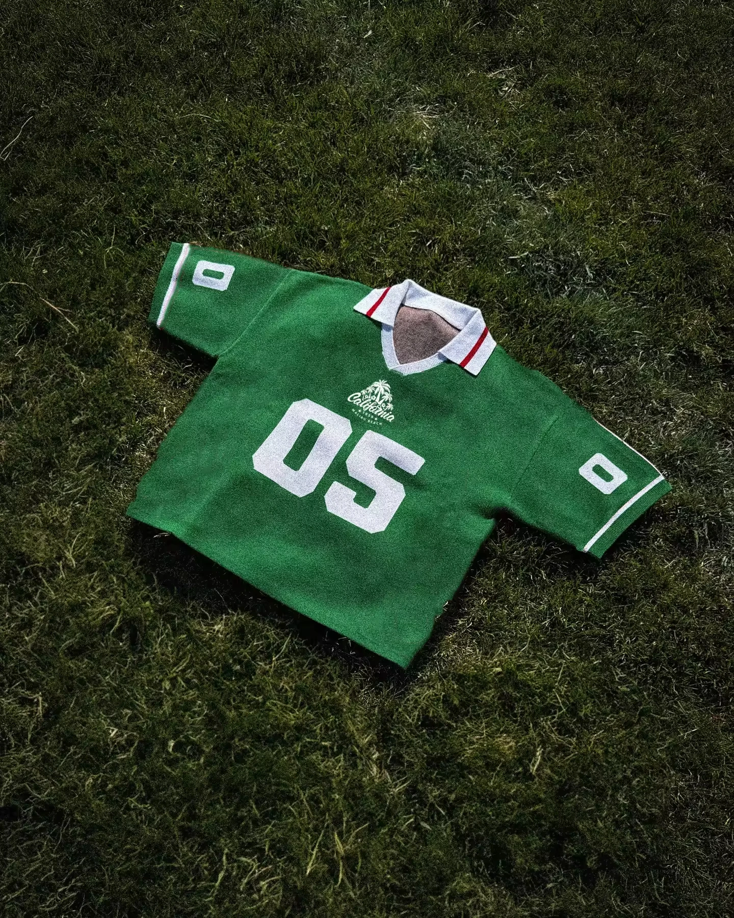 SALATI Custom Short Sleeve Knit Retro Football Letter Jersey Crochet Cotton Knitted Custom Hockey Jerseys T-Shirt gallery 3