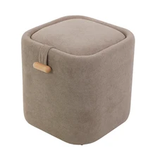 2025 Square Ottoman with Storage Set of Storage Ottoman Stool for Living Room Low Stool