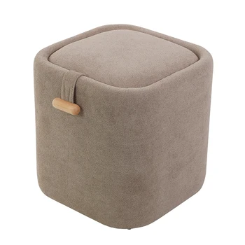 2025 Square Ottoman with Storage Set of Storage Ottoman Stool for Living Room Low Stool