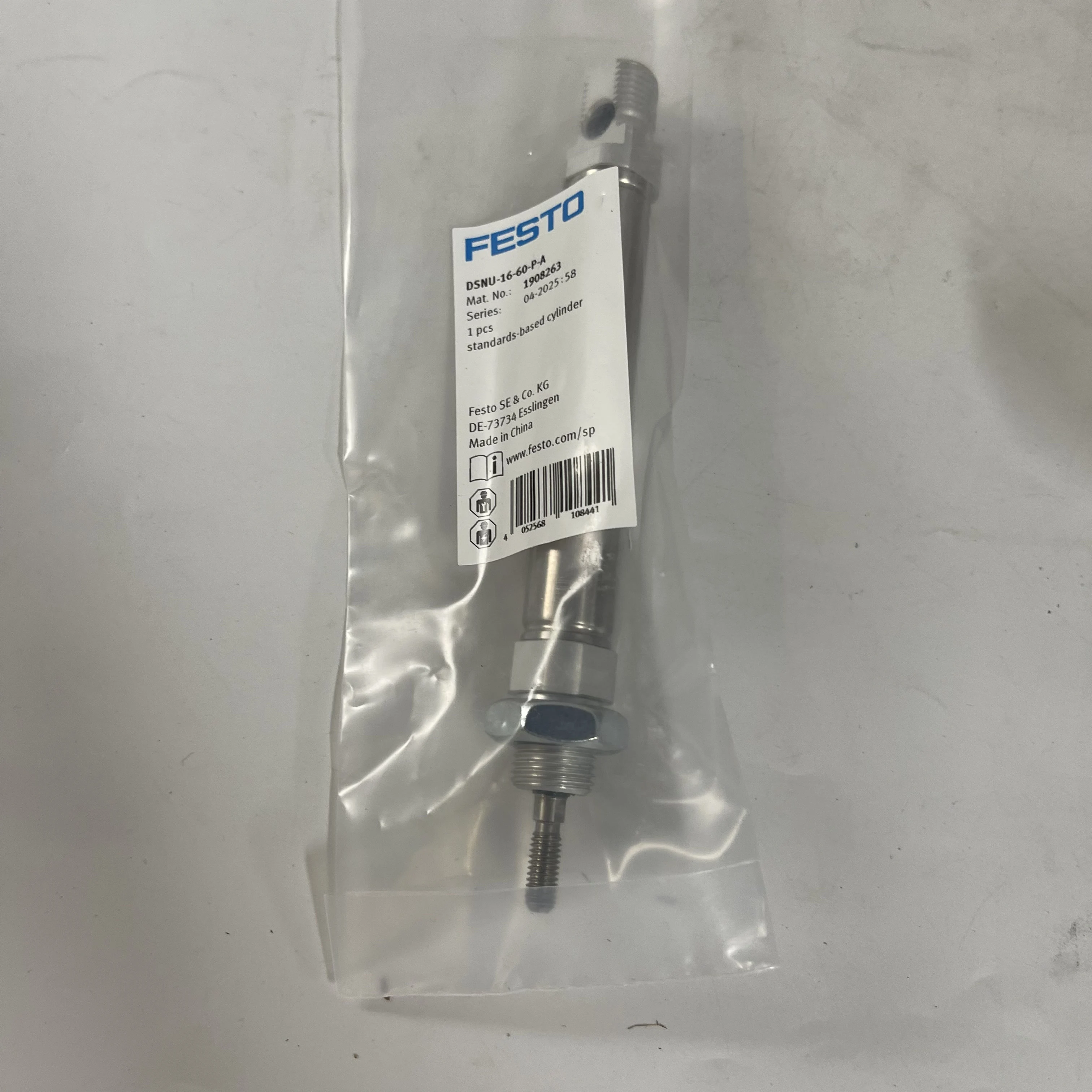 FESTO Mini Cylinder DSNU-16-60-P-A FESTO Mini Cylinder DSNU-16-60-P-A