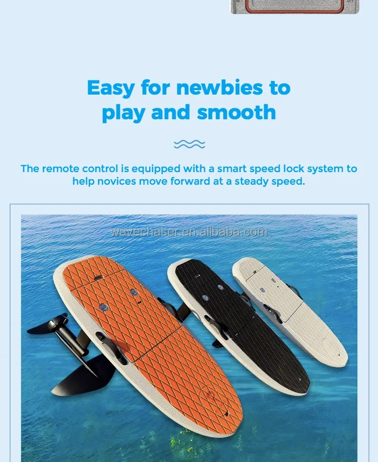 Custom Foil Waterproof Remote Control Wing Battery Surf Board Motor