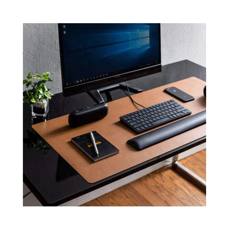 Play Mat Dual-Sided Multifunctional Desk Pad Waterproof Desk Blotter Protector Leather Desk Mat Gaming Mouse Pad for Home Office