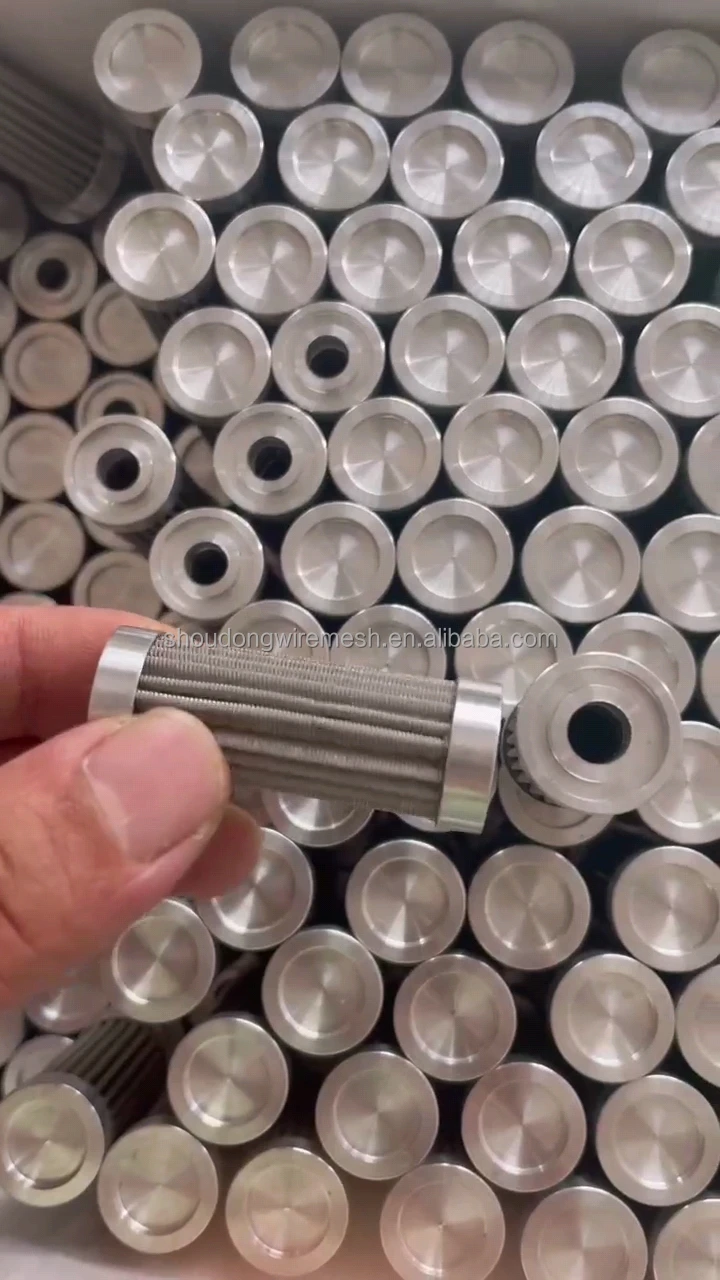 Sintered Porous Cylinder Stainless Steel Filter Cartridges