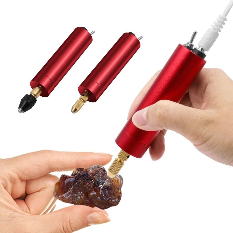 Mini Electric Drill Grinder Set Epoxy Resin DIY Crafts Jewelry Making Power  Tool
