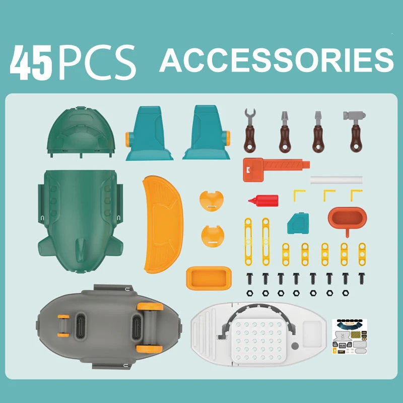 Новинка 2023 45 шт. детский верстак для ремонта самолета