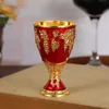 Grape cup golden red