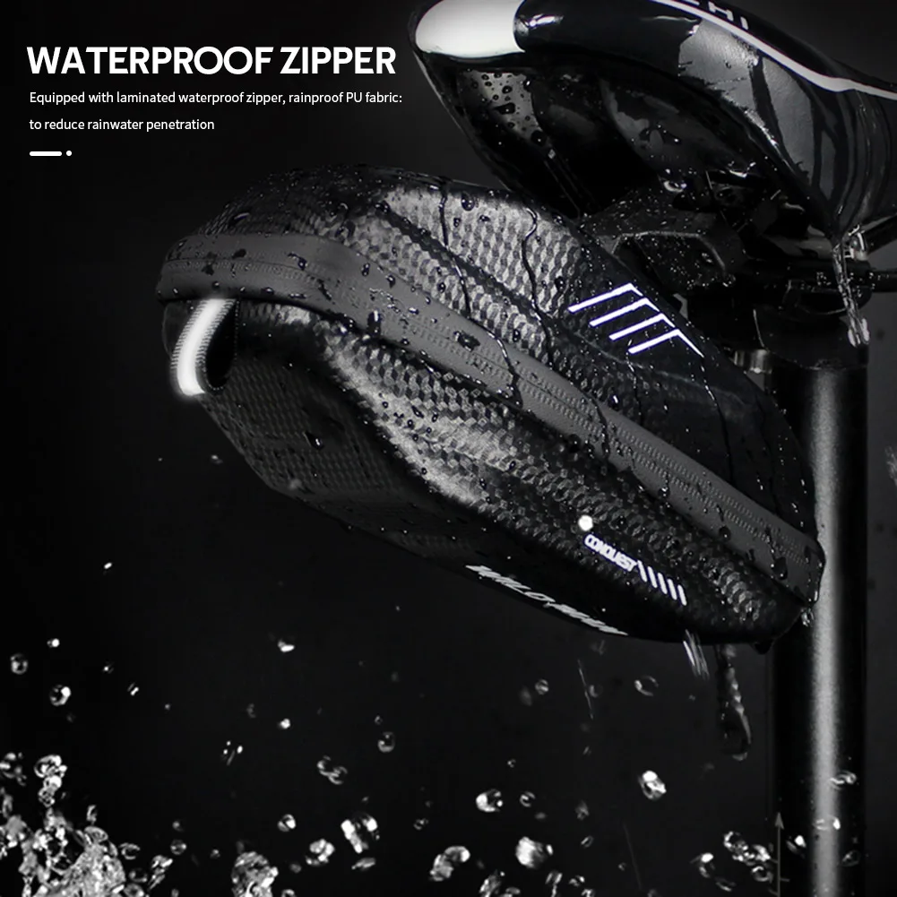 Borsa Da Sella Per Bici Impermeabile - Riflettente, Multifunzione, Con Velcro, Per MTB E Strada - Foto 5