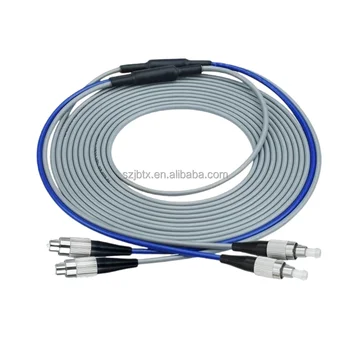Armored Fiber Optic Patch Cord Multimode Dual-core FC-FC  Indoor and Outdoor Anti-rat Tensile Gigabit Optical Cable 3/5/10/20m