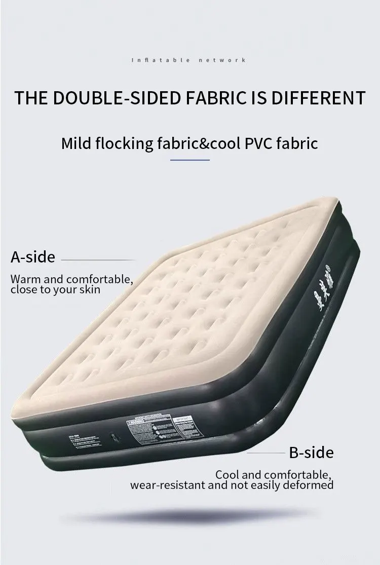 Multifunctional Pvc Inflatable Mattress 2 Persons Sofa For Sleeping Camping Air Bed Mattress