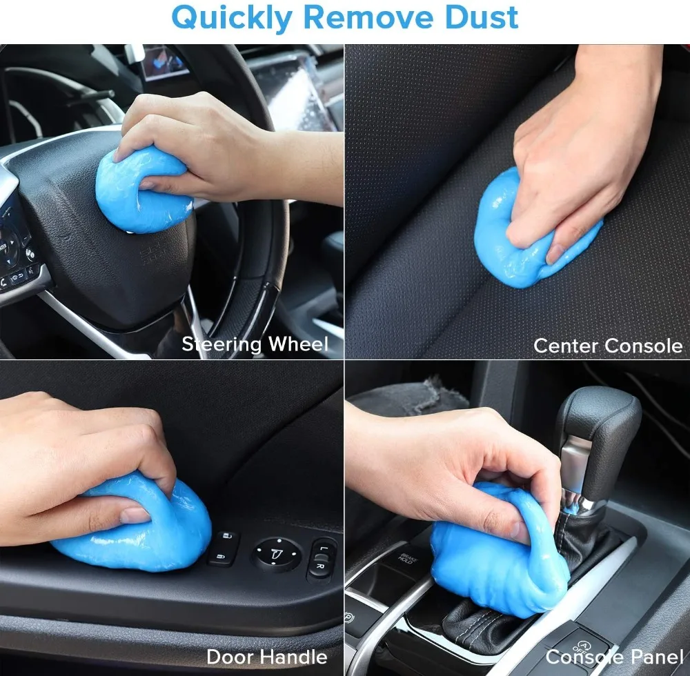 Car Cleaning Kituniversal Detailing Automotive Dust Car Crevice Cleaner Auto Air Vent Cleaning 