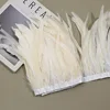 Garniture de plumes de queue de coq, longueur des cheveux 25-30 cm