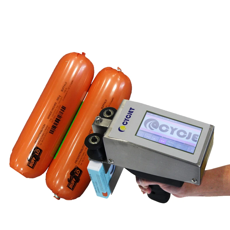CYCJET Packaging Bags Handheld Inkjet Printer for Serial Number Logo QR Code Bar Code Printing