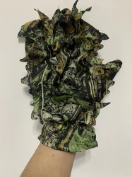 3d бионические листья камуфляжные головные уборы 2 шт. охотничьи Прихватки для занятий на свежем воздухе в джунглях