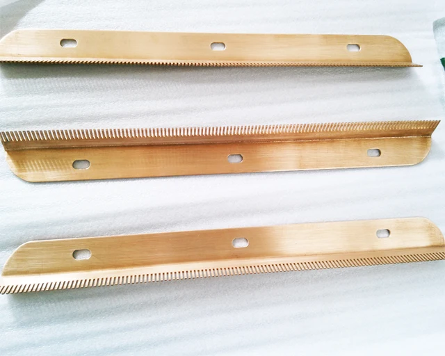New ODM OEM Original Factory Brass Corrosion-Proof Instant Noodle Scraper Comb for Cooked Noodle Making Machine 4