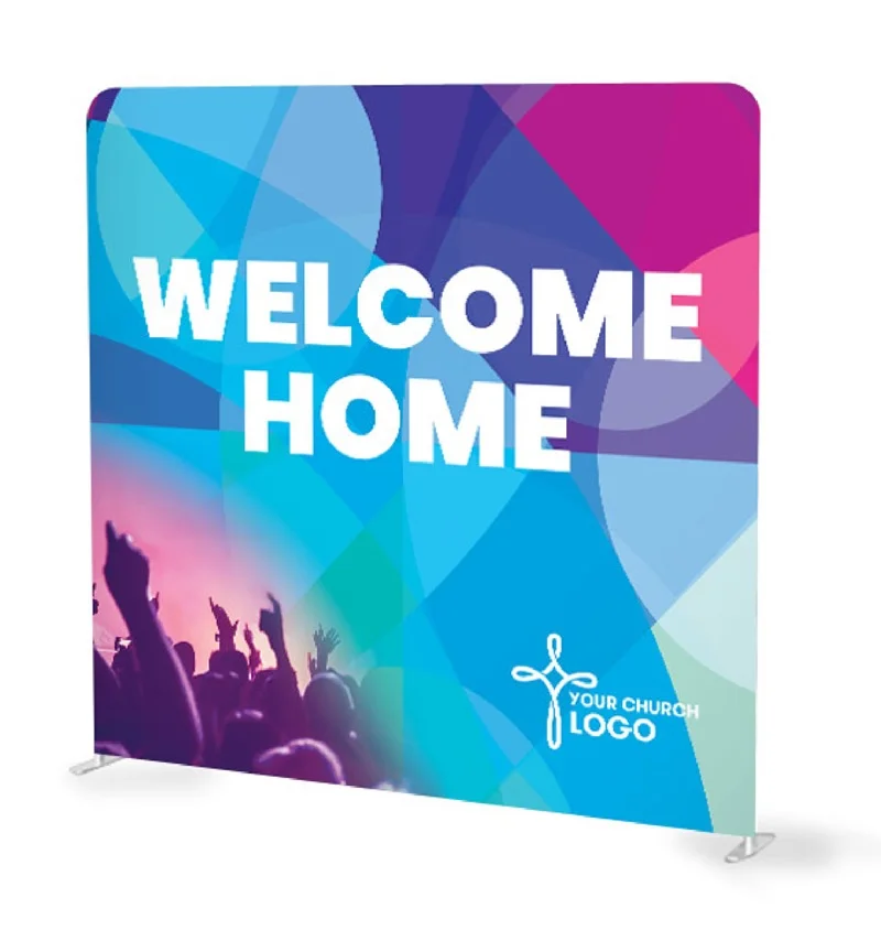 Прямой фон для вечеринки 8ftx8ft, 10 футов, портативный рекламный всплывающий фон для свадебных мероприятий, прямой фон, баннер