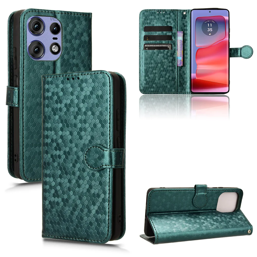 Hülle Für Google Pixel 6 Pro – PU Leder Flip Case Mit Magnetverschluss, Kartenfach & Standfunktion, Blau