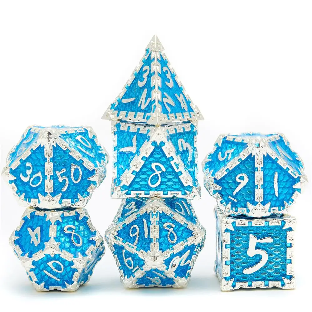 New Design Dnd Metal Dice D4 D6 D8 D10 D12 D20 D The Reaper Metal D&d