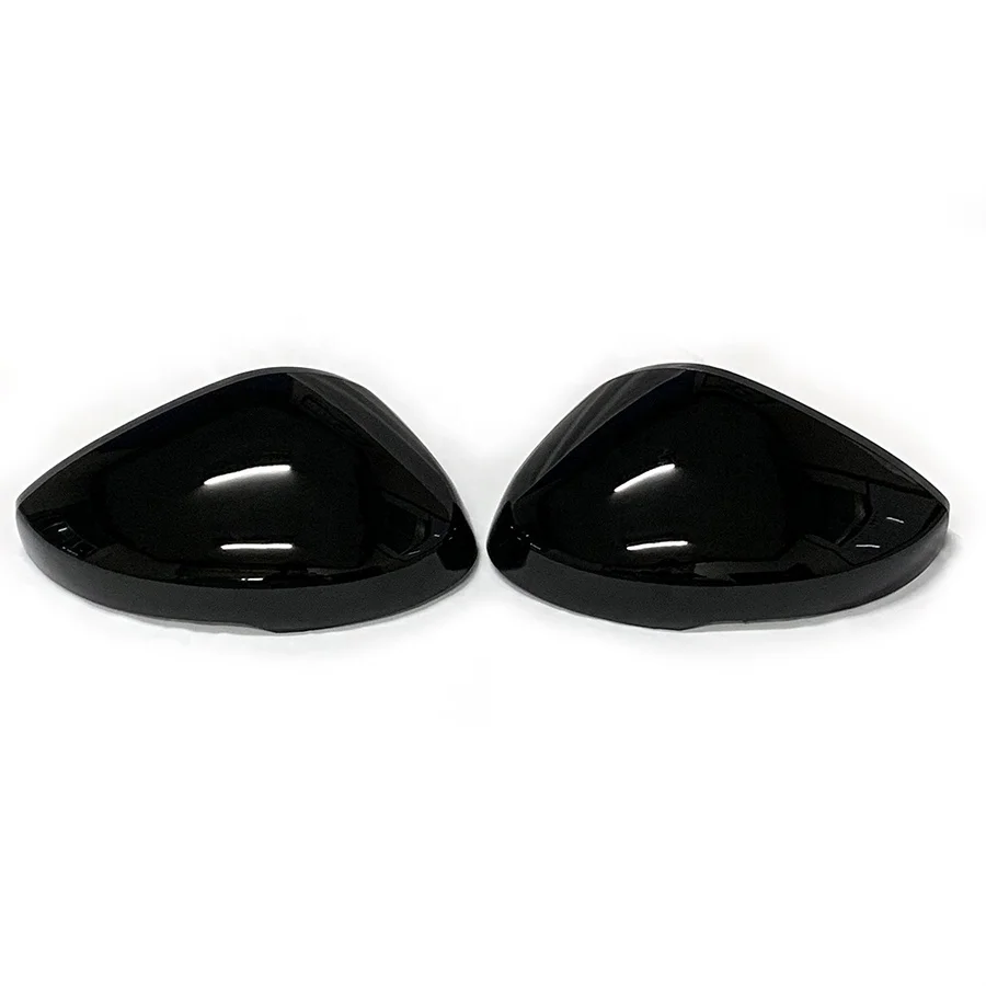 Glossy Black Mirror Cover Replacement MUGEN Type for Honda Civic 11 Gen MUGEN Type R 2022+ NO Turn Signal Exterior Part