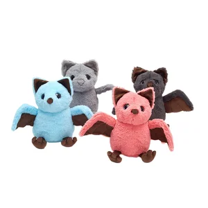 Halloween Festival Toys Stuffed Animal Toys With Wings Custom Bat Plush Toys Wholesale Cute Bat Soft Plush Pillow