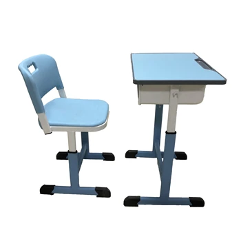 Adjustable Table school Chairs And Tables Set wood School Desks