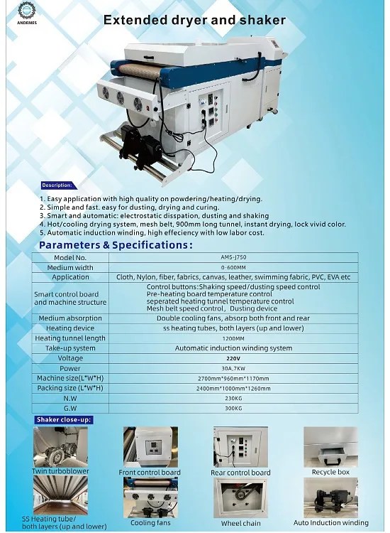 Andemes A1 24'' Print Size 60cm I3200 Double Heads Direct To Film Dtf ...