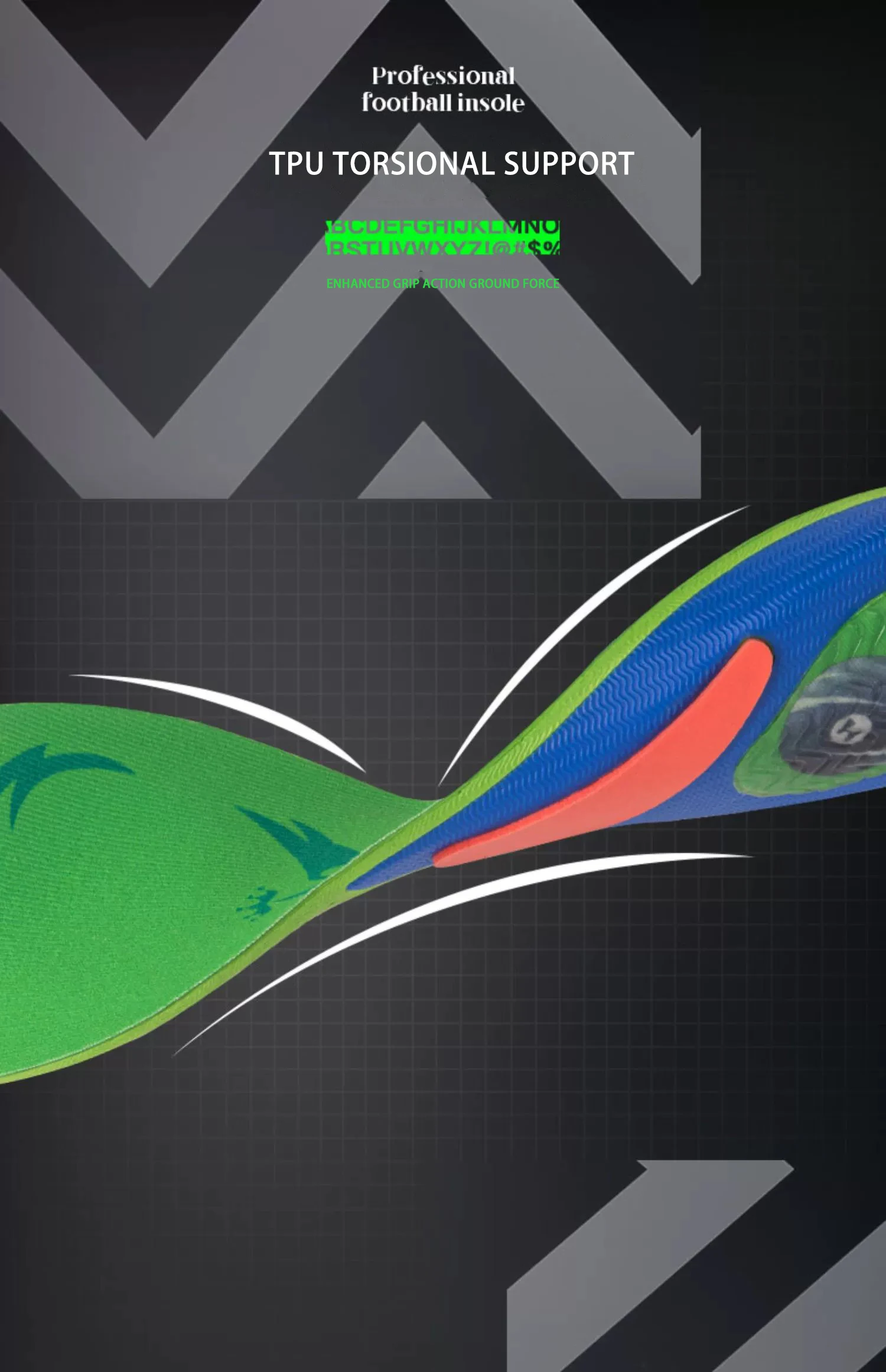 Custom Football Shoe Insoles Shock Absorbing Wholesale